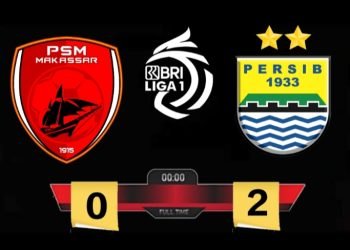 Taklukkan PSM Makassar, Persib Bandung Amankan Jalur Juara
