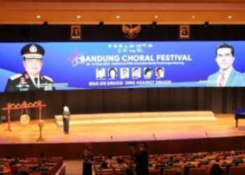 Rangkaian HUT BNN Ke 20, BNN RI Gelar Kompetisi Bandung Choral Festival 202