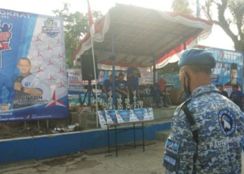 Jelang HUT Ke 21 Partai Demokrat, DPC Kota Cimahi Merayakannya Dengan Ajang Pertandingan Bola Volly AHY Cup