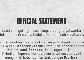Dipecat Usai Melakukan Pelecehan, Rebellion Tindak Tegas RBL Fearless