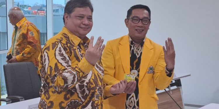 Ridwan Kamil Resmi Gabung Partai Golkar