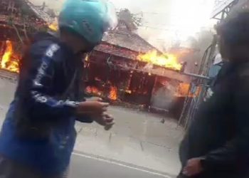 Kembali Rumah Makan Ampera di Bandung Dilalap Si Jago Merah