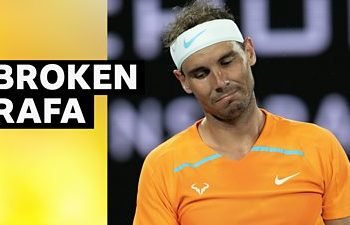Rafael Nadal Cedera dan Istri Menangis