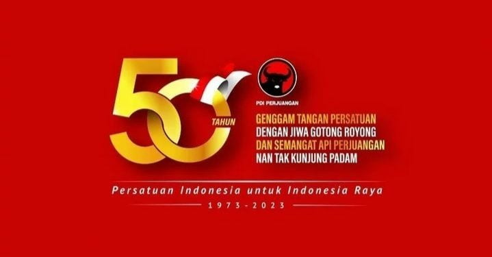 HUT Ke 50 PDI Perjuangan Usung Tema Persatuan Indonesia untuk Indonesia Raya