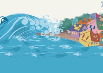 Banjir Rob Terjang Pesisir Pantai Sukabumi