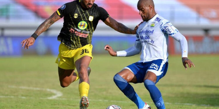 David Da Silva berhasil cetak atau gol meski harus mengakui kekalahan atas Barito Putera