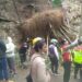 Longsor kembali terjadi Jalan Kolonel Masturi kawasan Curug Pelangi, Selasa, 28/02/2023