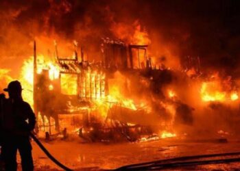 Puluhan Rumah Terbakar Di Margahayu Kabupaten Bandung