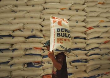 Ilustrasi Beras Bulog - jenggala.id