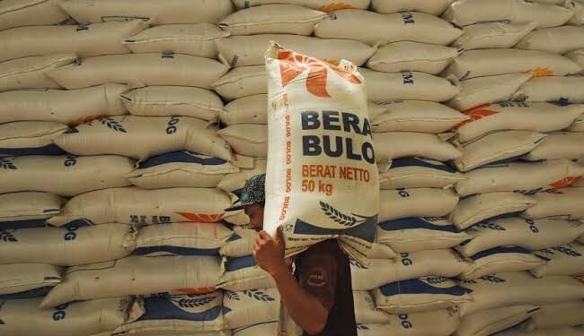 Ilustrasi Beras Bulog - jenggala.id