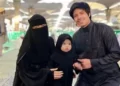 Aurel Hermansyah mendadak bercadar saat ibadah umrah ke Tanah Suci