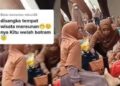 Viral, Emak-emak botram ngerujak di Masjid Al-Jabbar Bandung - sumber: tiktok