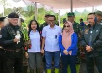 Perhutani menggelar acara penanaman pohon di kawasan Ranca Upas