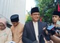 Anies Baswedan usai shalat Idul Fitri 1444 Hijriah