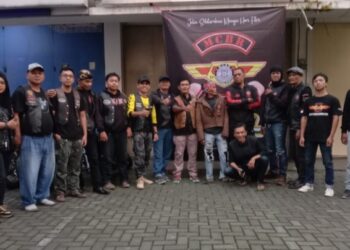 Komunitas Motor Binter Merzy MCBR Bandung Gelar Takjil On The Road
