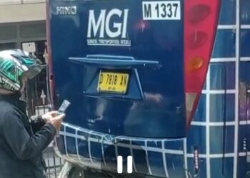 Hari Ke Tiga Lebaran Dua Orang Tewas Terlindas Bus MGI di Bogor