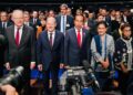 Jokowi memberikan sambutan dalam Hannover Messe 2023 (kompas)