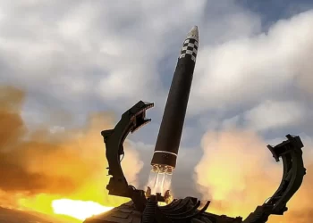 Rudal Korea Utara yang ditembakkan dalam ujicoba (new Scientist)