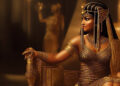 Ilustrasi Cleopatra yang penuh pengaruh