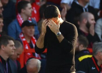 Mikel Arteta sedih Arsenal gagal juara (Reuters)