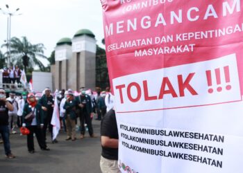 Organisasi Kesehatan menolak RUU omnibuslaw