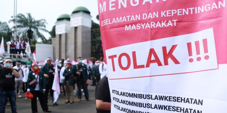 Organisasi Kesehatan menolak RUU omnibuslaw