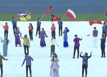 Memalukan, Bendera Indonesia Terbalik di Pembukaan Sea Games 2023