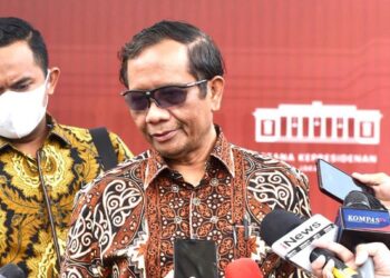 Mahfud MD menghadap ke Presiden