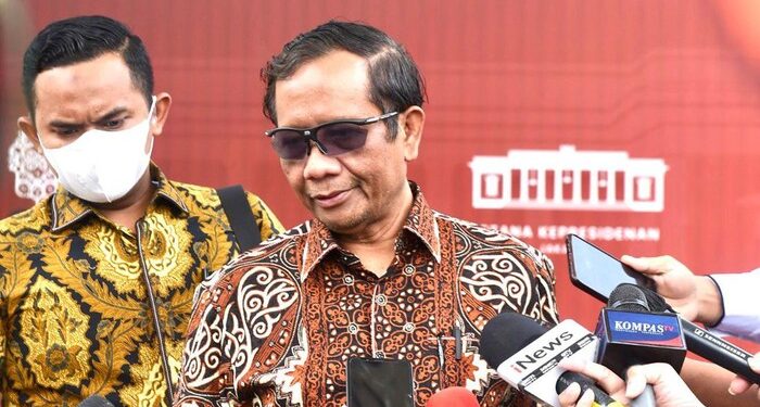 Mahfud MD menghadap ke Presiden