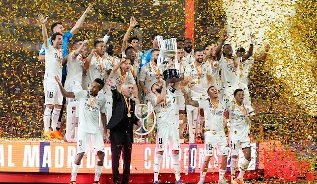 Real Madrid berhasil memboyong trofi Copa Del Rey setelah berhasil menaklukkan Osasuna dengan skor 2-1