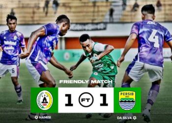 Persib Bandung bermain imbang 1-1 dalam uji coba pra-musim Liga 1 Indonesia 2023-2024