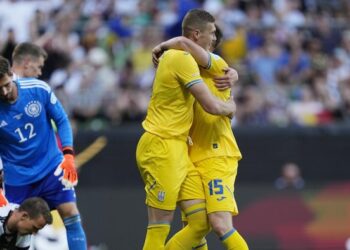 Laga ujicoba Jerman Ukraina (AP)