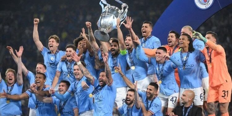 Manchester City berhasil merebut gelar juara liga Champions 2022/2023 setelah berhasil mengalahkan Inter Milan