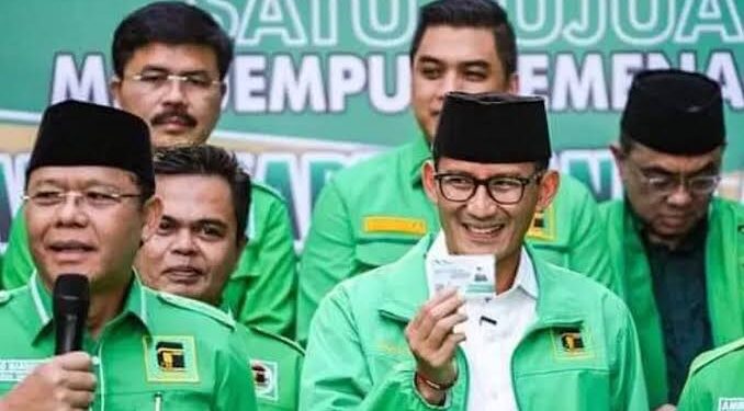 Menparekraf Sandiaga Uno resmi menjadi anggota PPP