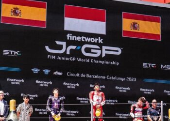Pembalap Muda Asal Purworejo Cetak Sejarah Juara Junior GP Catalunya