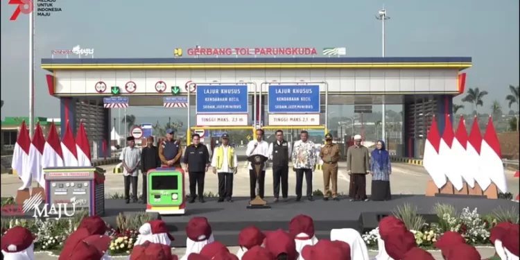 Tol Bogor-Ciawi-Sukabumi (Bocimi) Diresmikan Presiden Jokowi
