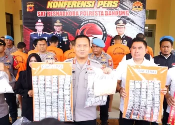 Polresta Bandung Amankan 53.500 Butir Narkoba dalam Sepekan