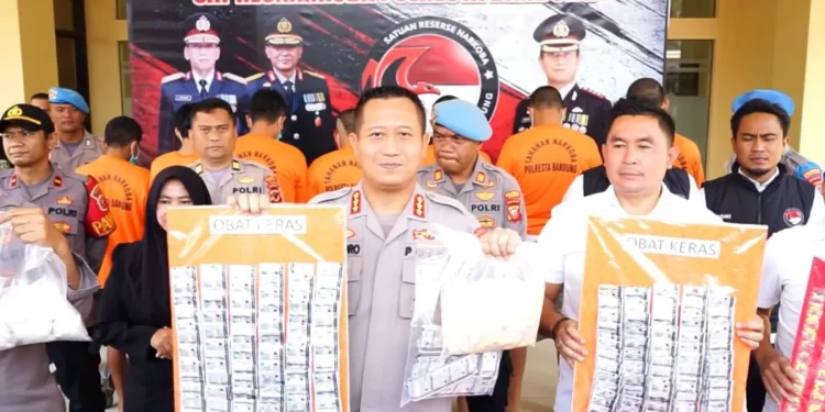 Polresta Bandung Amankan 53.500 Butir Narkoba dalam Sepekan
