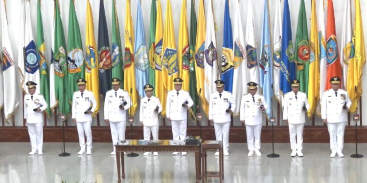 Menteri Dalam Negeri Tito Karnavian melantik sembilan Pejabat Gubernur SE Indonesia