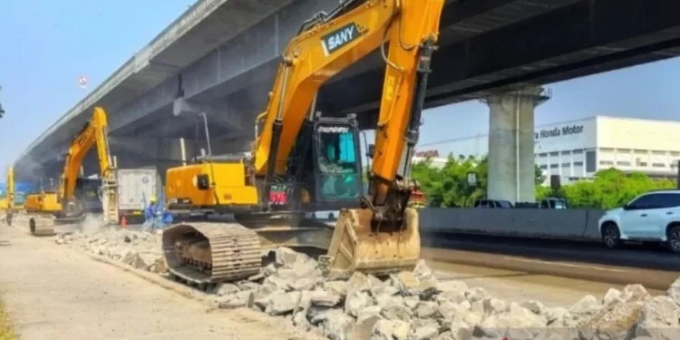 Jasamarga Rekonstruksi 2 Titik Jalan Tol Jakarta-Cikampek