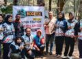 Wisata Perhutani Jadi Lintasan Water Station BDG 100 Ultra Trail Run 2023