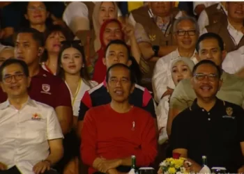 Jokowi Nikmati Konser di IKN