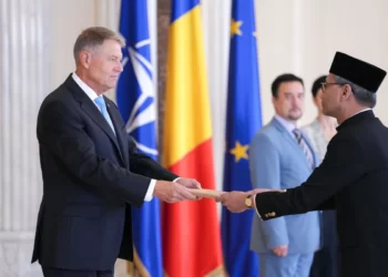 Dubes RI Meidyatama Serahkan Kredensial pada Presiden Rumania