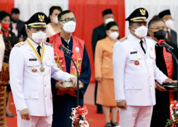 Gubernur Olly Lantik 5 Pj Bupati dan Wali Kota, Jangan Lupa Tugas dan Tanggung Jawab