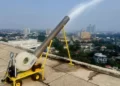 Perusahaan Swasta Jakarta Dukung Water Mist untuk Lawan Polusi!