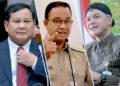 Survei: Peta Keunggulan Prabowo, Ganjar, dan Anies di Pemilihan Presiden 2024