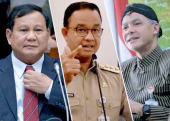 Survei: Peta Keunggulan Prabowo, Ganjar, dan Anies di Pemilihan Presiden 2024