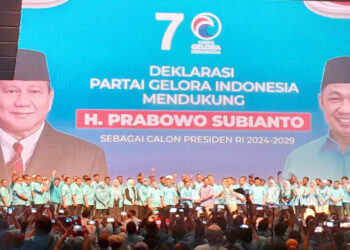 Partai Gelora Deklarasi Dukung Prabowo Subianto di Pilpres 2024