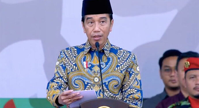 Jokowi Hadiri Apel Akbar Kokam, Tegaskan Komitmen Jaga Persatuan dan Pemilu Damai
