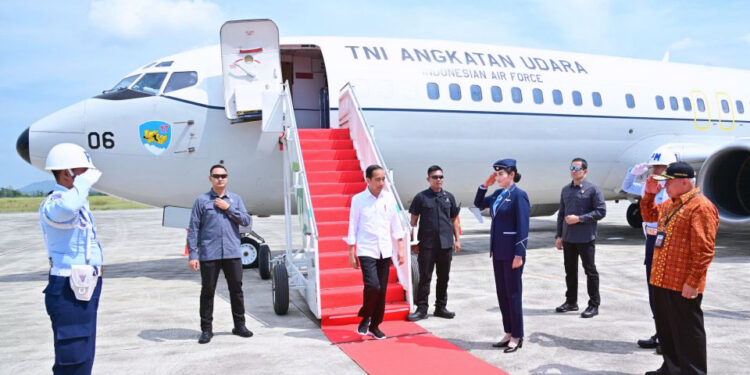 Pesawat Kepresidenan Maintenance, Jokowi Terbang Pakai Pesawat TNI AU